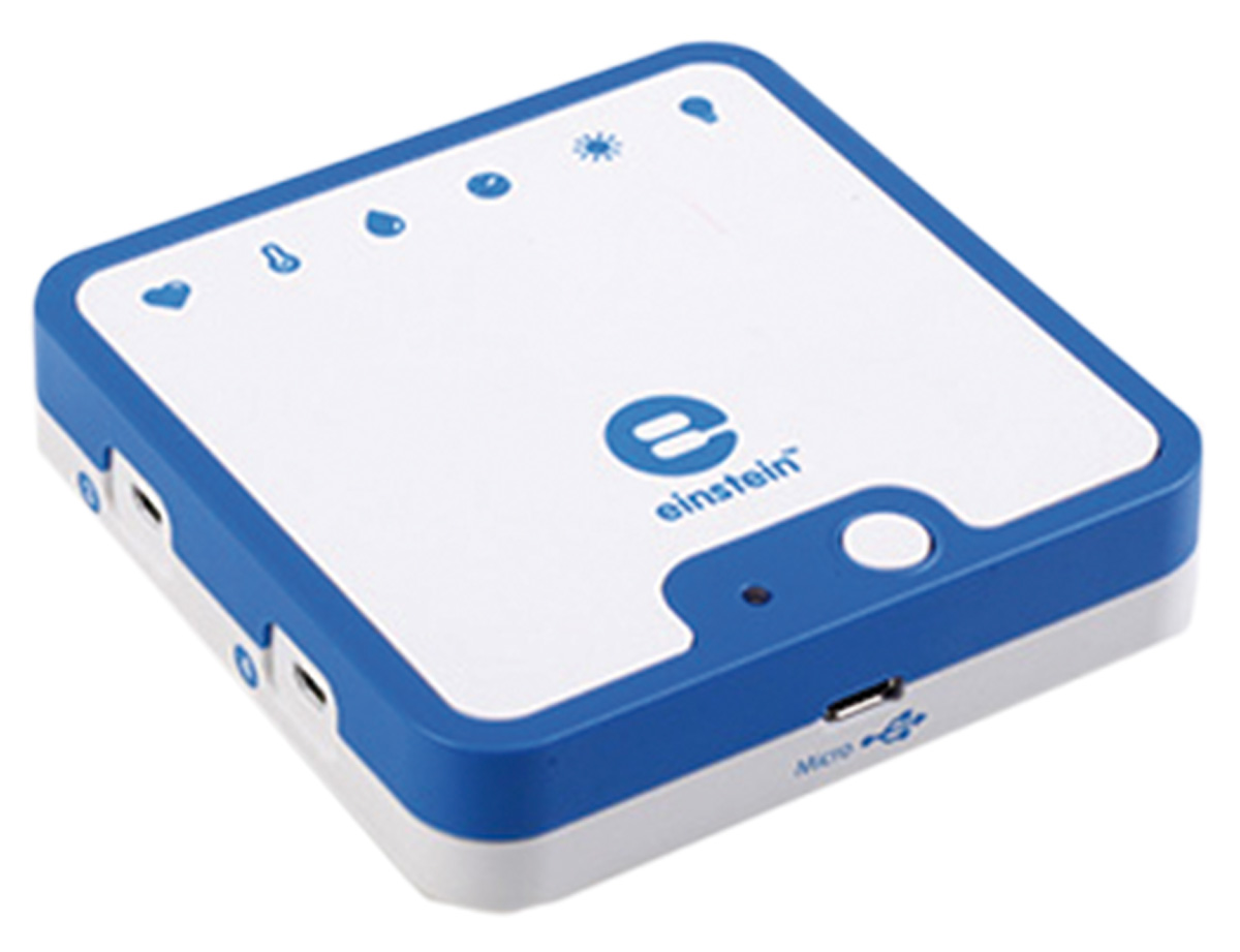 einstein™ LabMate Plus bluetooth Datenlogger inkl. 6 interne Sensoren, 4 Sensor-Ports, Akku 