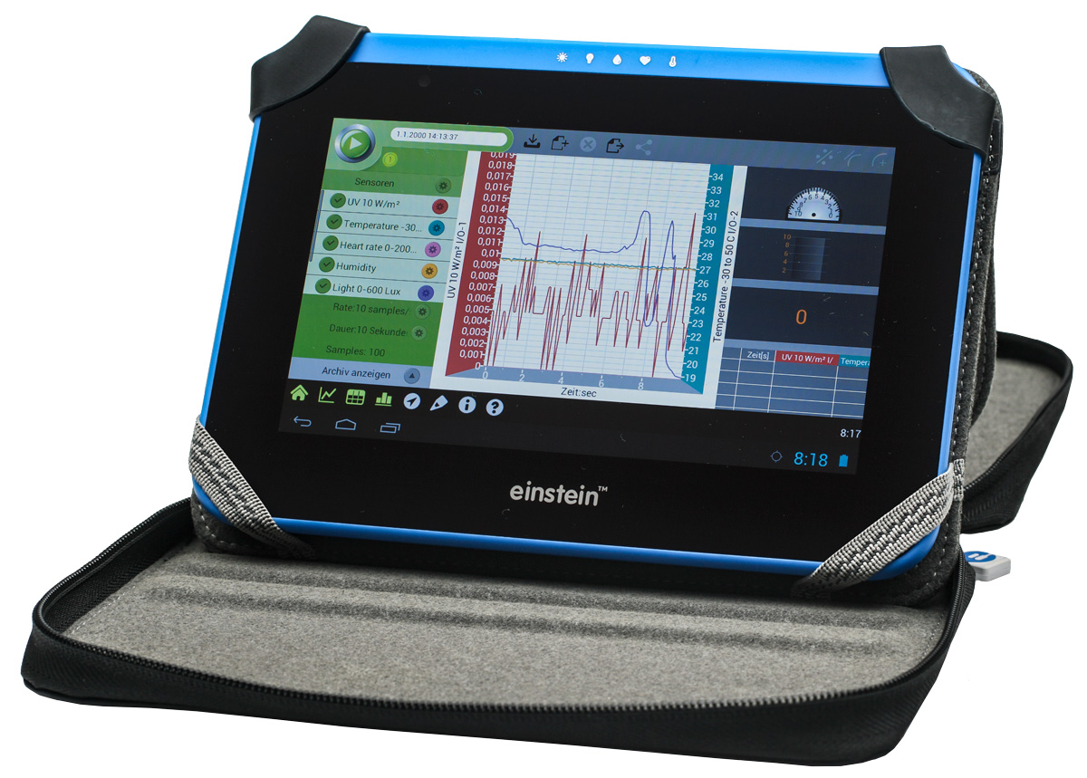einstein™ Schutztasche und Ständer für einstein™ Tablet 