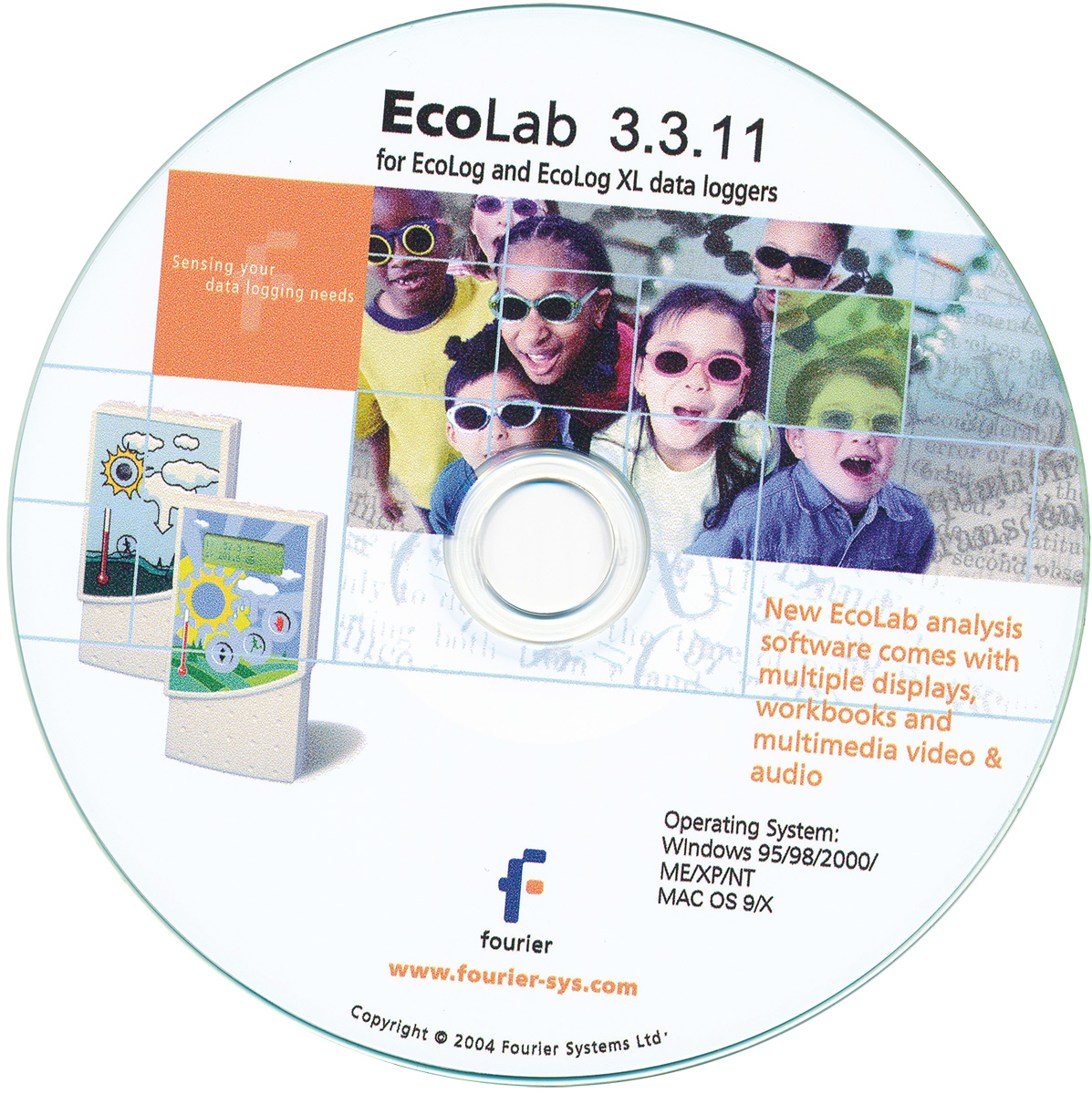 einstein™ EcoLog XL Datenlogger inkl. 5 Sensoren, USB-Kabel, Netzteil und Software ECOLab 