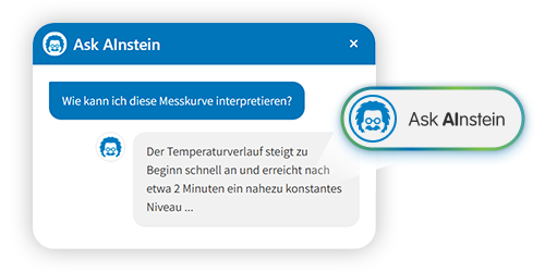 Ask AInstein KI-Assistent in MiLABEx