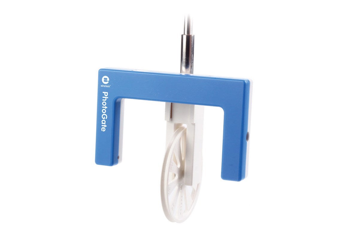 einstein™ ENSMPA122 Superrolle Speichenrad mit Fotoschranke & Stativstange, Messbereich 0 bis 99 m/s 