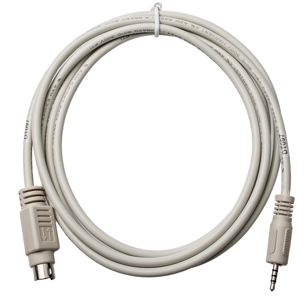 einstein™ DT097 Sensorkabel ca. 1,5 m für EcoLogXL 2,5 Klinke auf 8-pin mini-DIN 