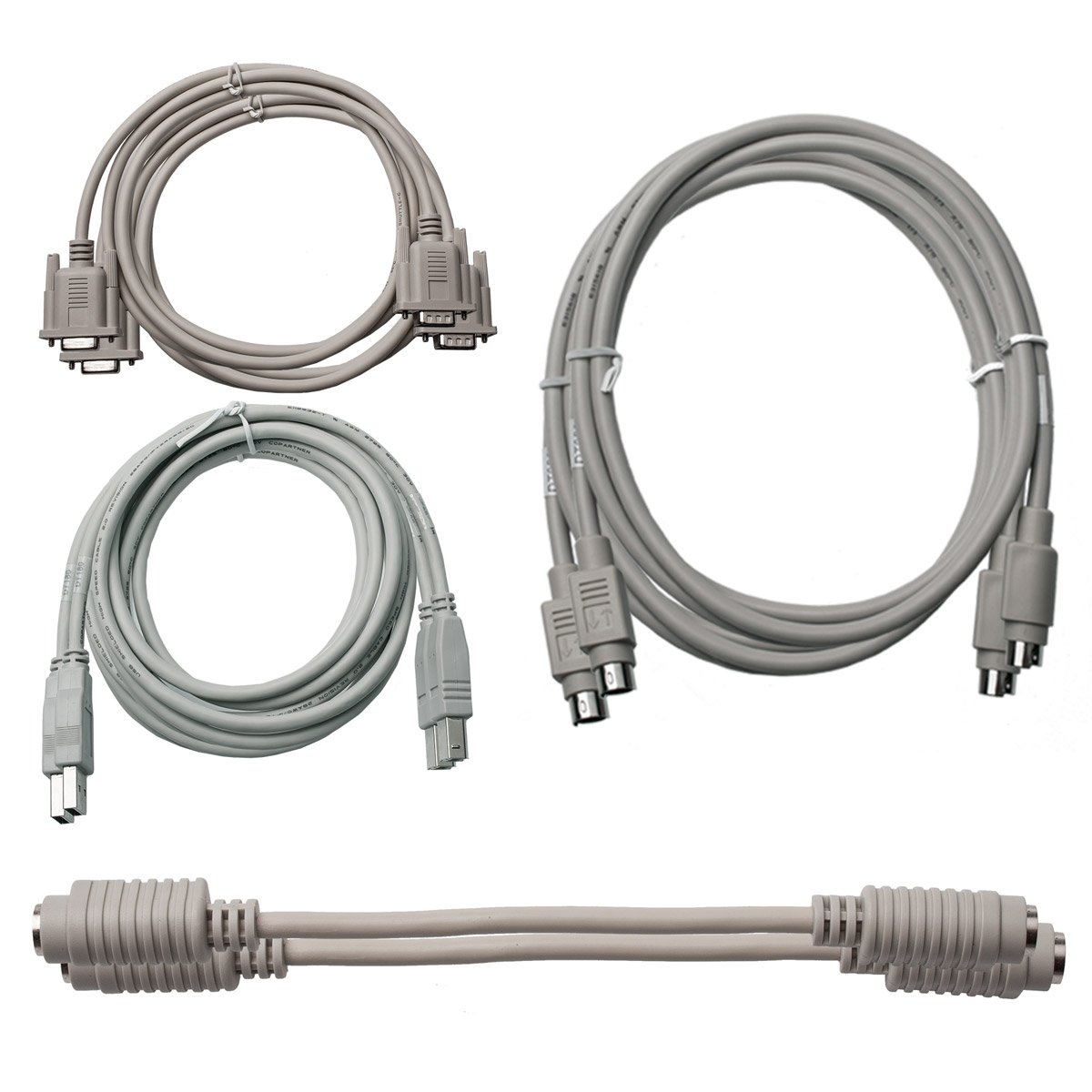einstein™ DT170 Kabelset für MultiLogPro 4x Sensorkabel, 1x USB-B zu USB-A, 1x seriell 9-polig (w-m) 