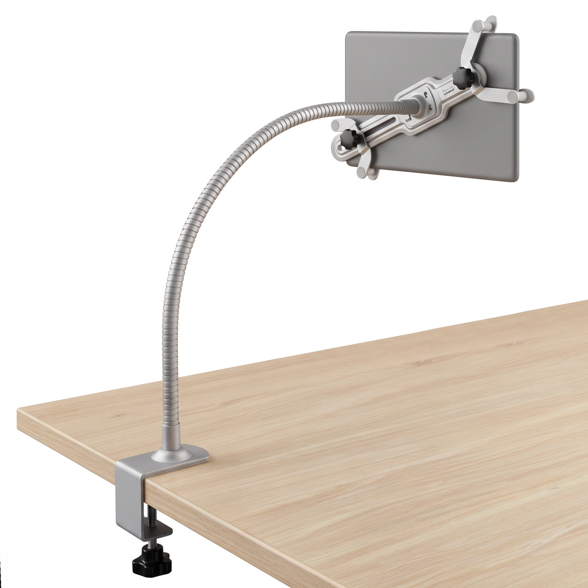 einstein™ Halter für einstein™ Tablet, Tischbefestigung mit flexiblem Schwanenhals 