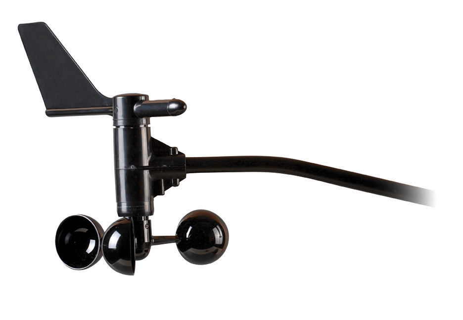 einstein™ ENANM012A Windmesser, Messbereich Windgeschwindigkeit 0 bis km/h / Windrichtung 0 bis 360° 