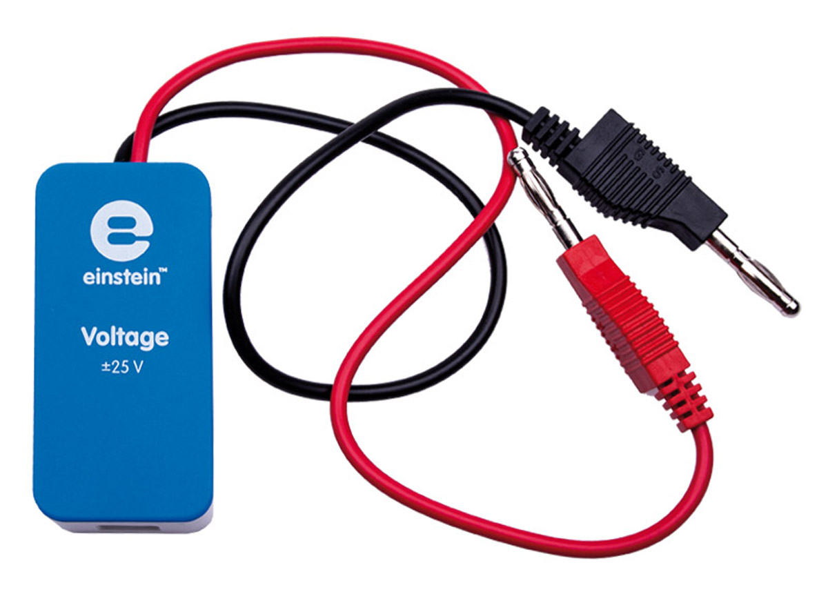 einstein™ ENVLT001 Spannungssensor, Messbereich ± 25 Volt, für einstein™ Tablet & LabMate
