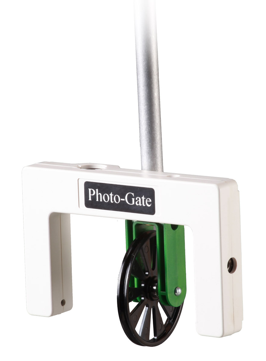 einstein™ DT122A Superrolle/Speichenrad mit Fotoschranke und Stativstange, Messbereich 0 bis 99 m/s 
