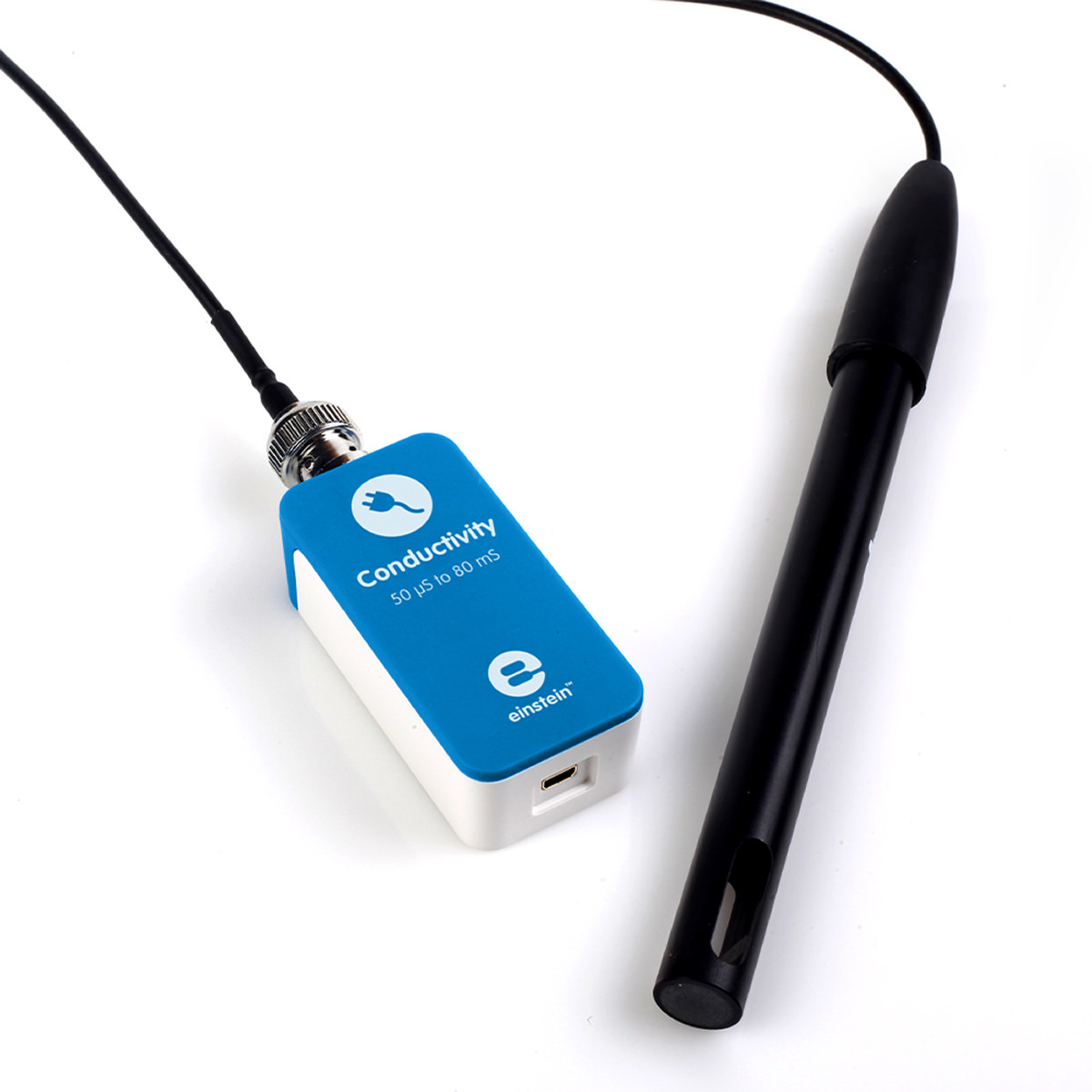 einstein™ ENCNT435A Leitfähigkeitssensor mit Temperaturkompensation, Messbereich 0,05 bis 80 ms/cm, Abtastrate 10/s